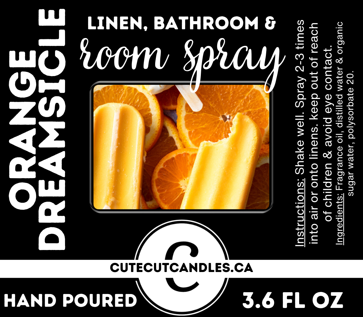Orange Dreamsicle || Room Spray