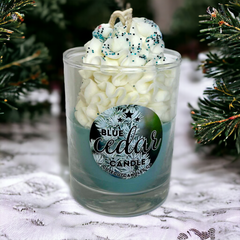 Blue Cedar || Dessert Candle