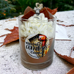 Woodsy Amber || Dessert Candle