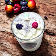 Raspberry Twist || Dessert Candle