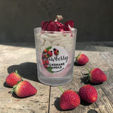 Strawberry || Milkshake Candle