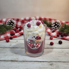 Sweet Cranberry || Dessert Candle
