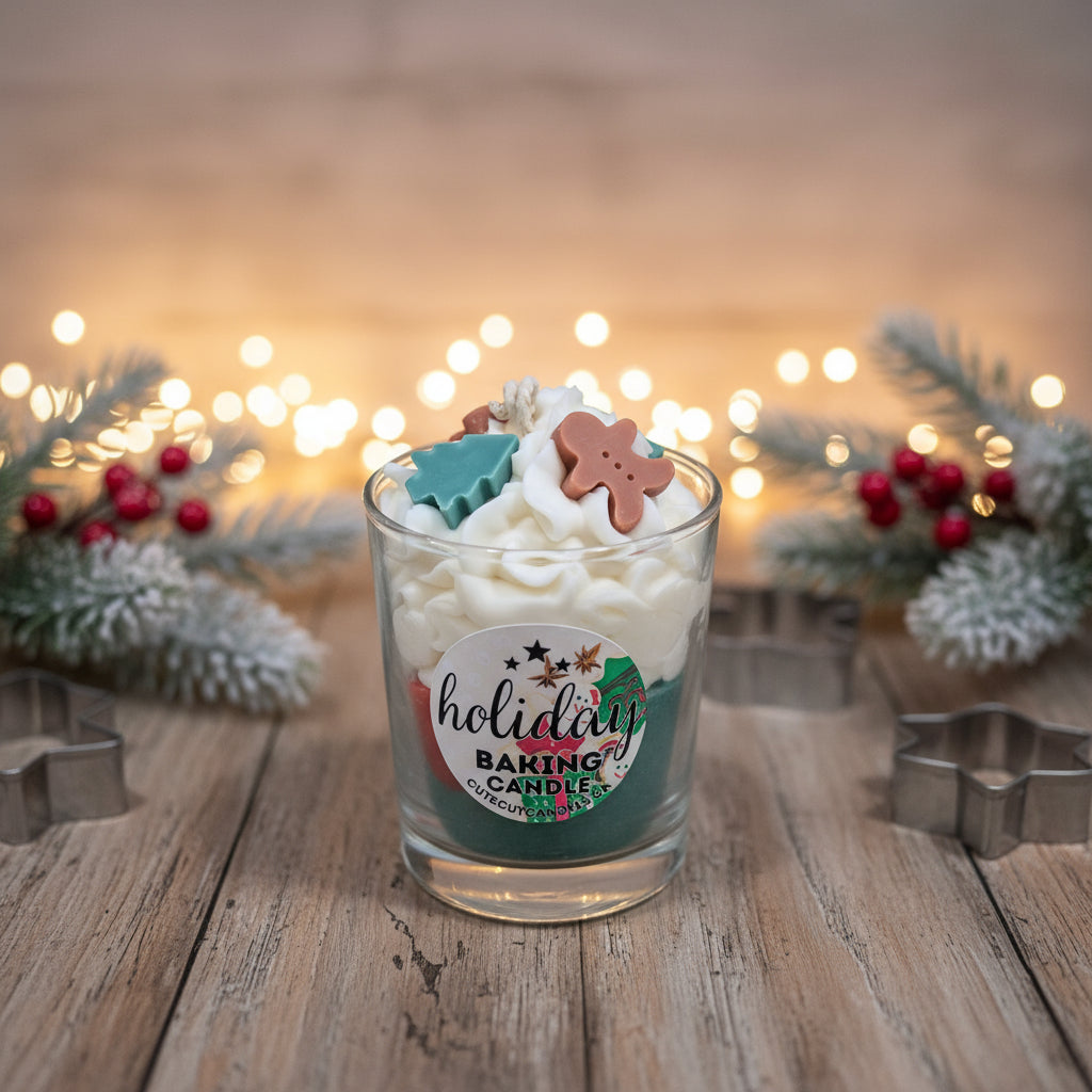Holiday Baking || Dessert Candle