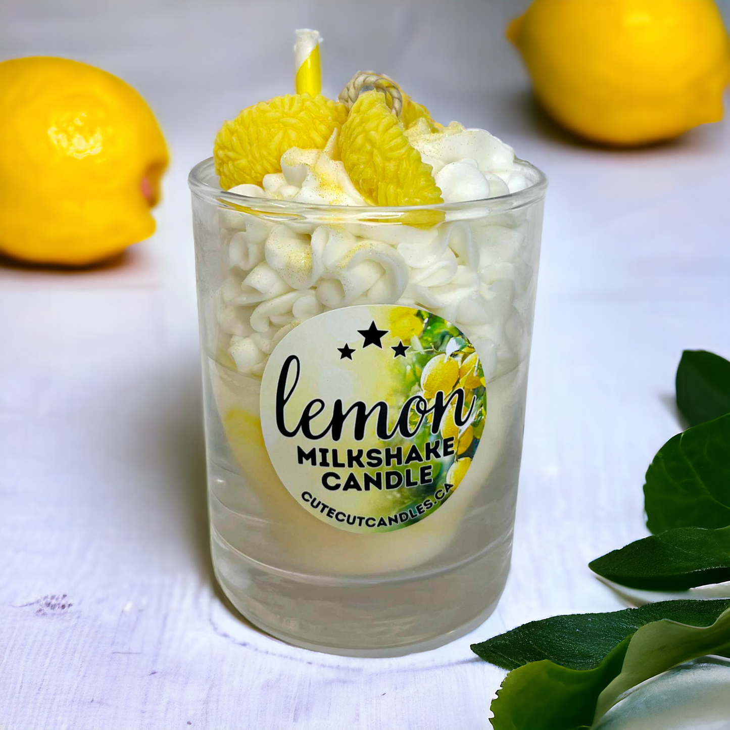 Lemon || Dessert Candle