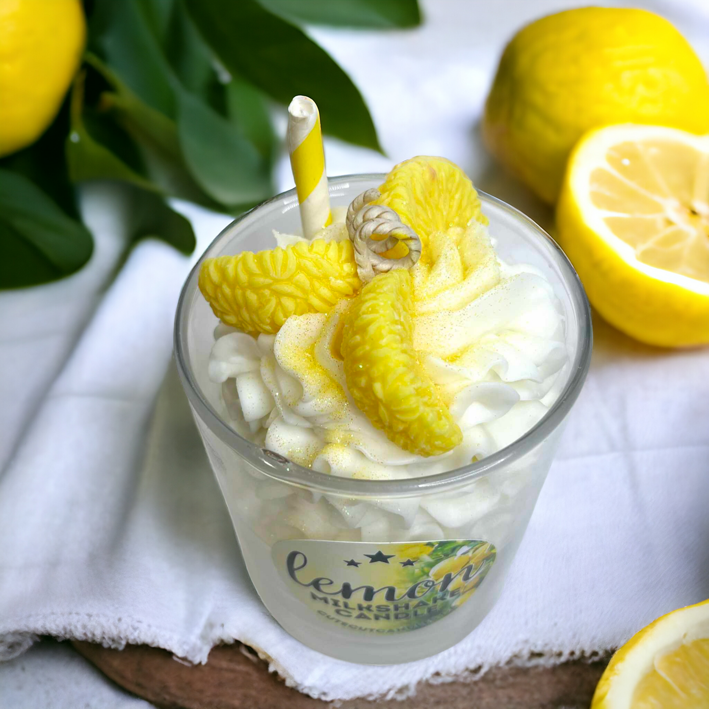 Lemon || Dessert Candle