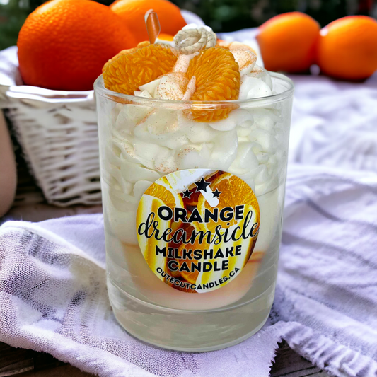 Orange Dreamsicle || Milkshake Candle