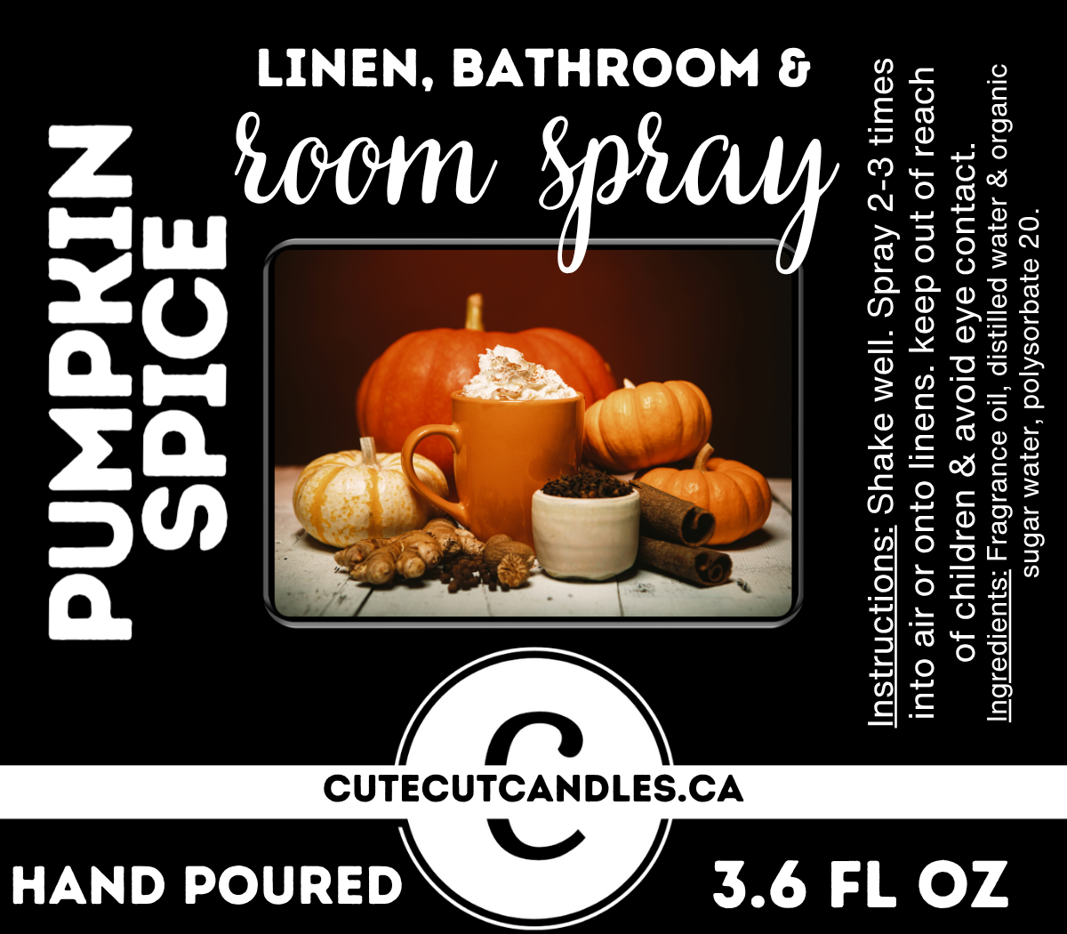 Pumpkin Spice || Room Spray
