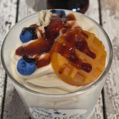 Berry Waffles || Dessert Candle
