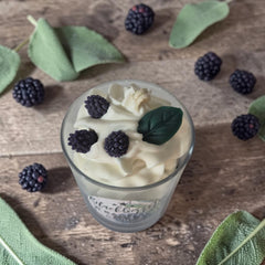 Blackberry& Sage || Dessert Candle